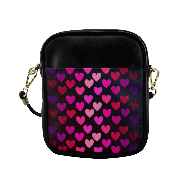 hearts on fire-2 Sling Bag (Model 1627)