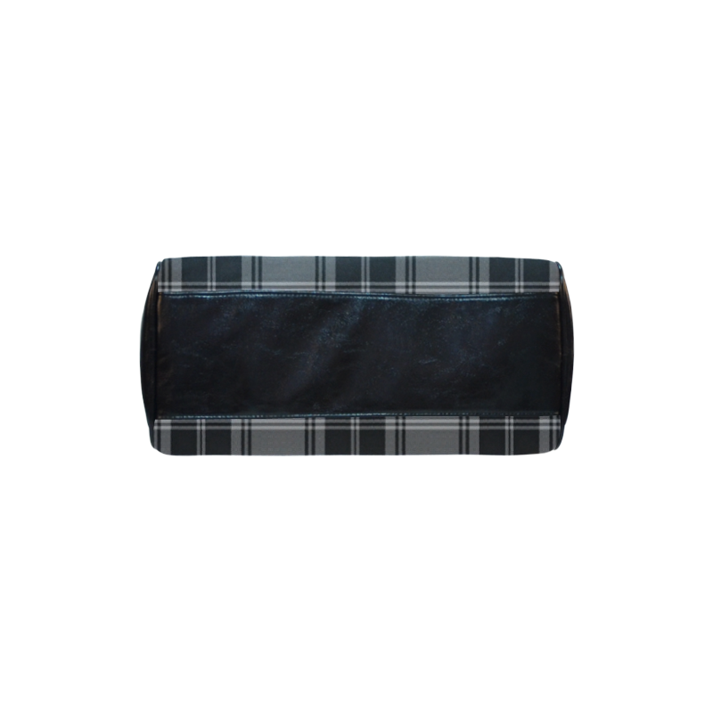 DOUGLAS GREY TARTAN Boston Handbag (Model 1621)