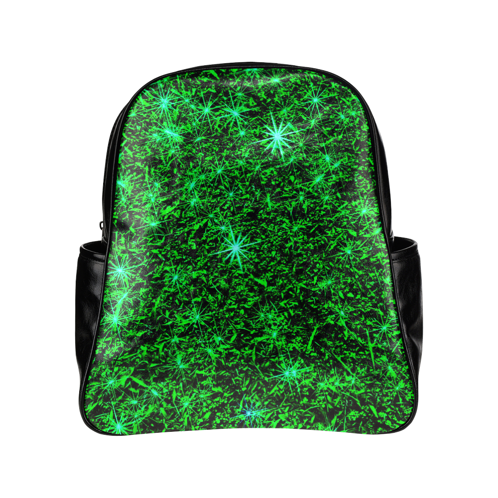 Sparkling Green - Black - Jera Nour | Multi-Pockets Backpack (Model 1636)