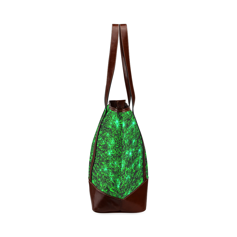 Sparkling Green - Jera Nour | Tote Handbag (Model 1642)