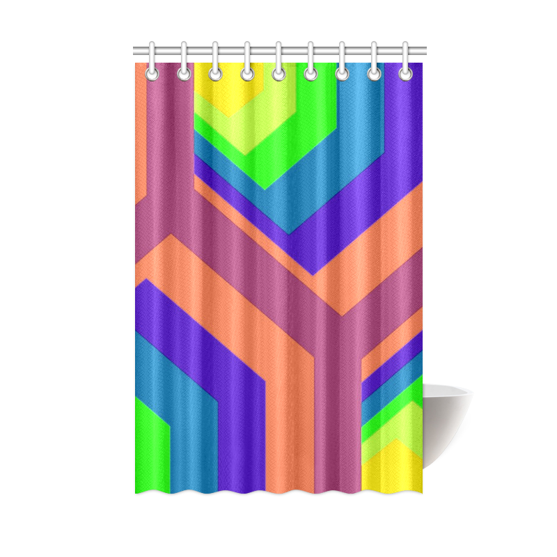 poly colors Shower Curtain 48"x72"