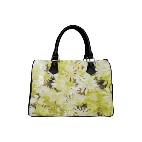 watercolor flowers Boston Handbag (Model 1621)