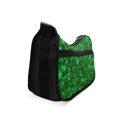 Sparkling Green - Black - Jera Nour | Crossbody Bags (Model 1616)