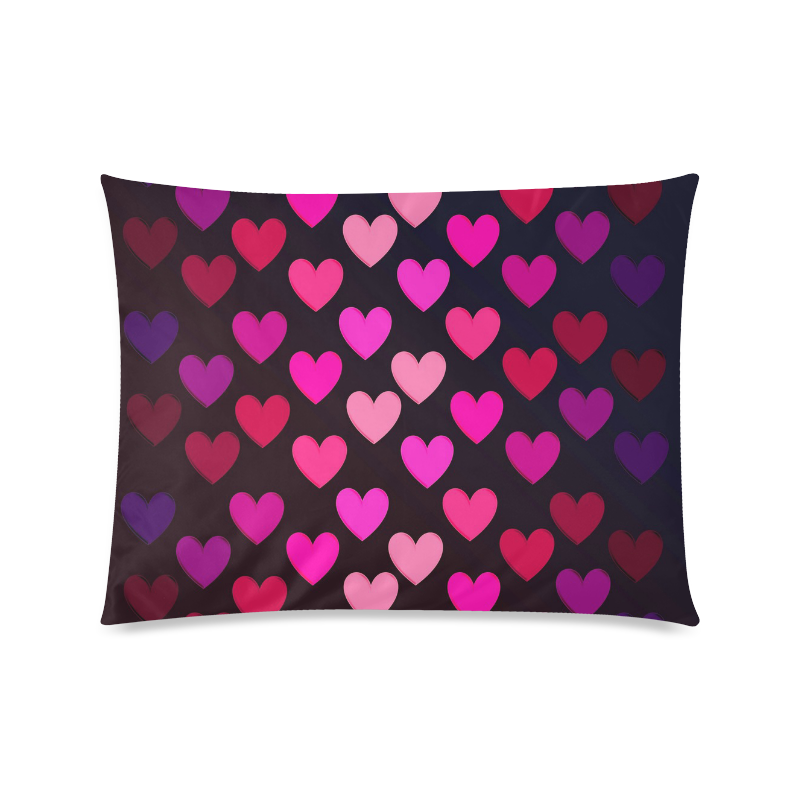 hearts on fire-2 Custom Picture Pillow Case 20"x26" (one side)