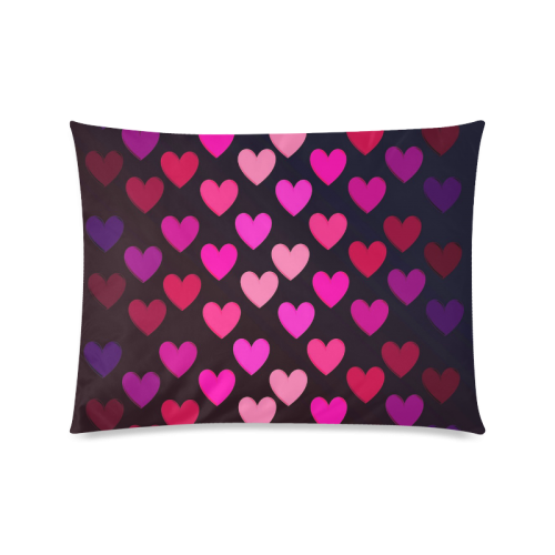 hearts on fire-2 Custom Picture Pillow Case 20"x26" (one side)