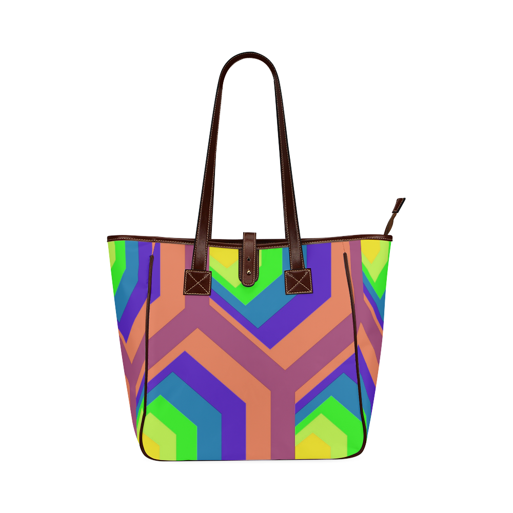 poly colors Classic Tote Bag (Model 1644)