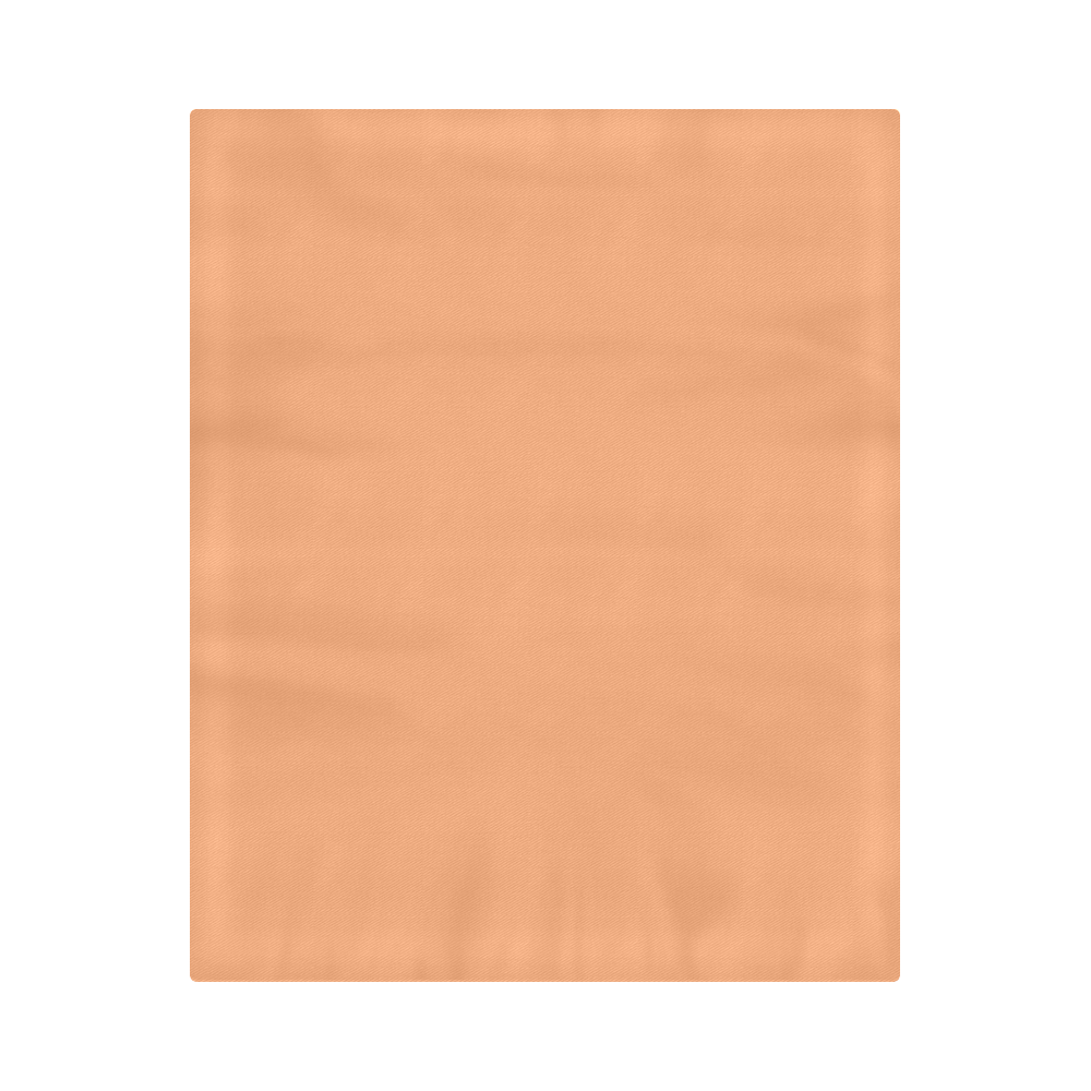 Pumpkin Color Accent Duvet Cover 86"x70" ( All-over-print)