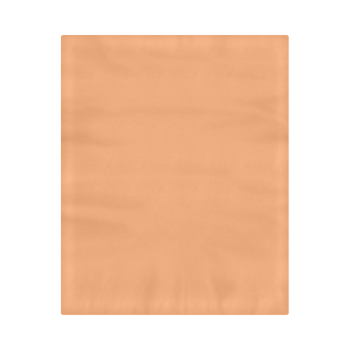 Pumpkin Color Accent Duvet Cover 86"x70" ( All-over-print)