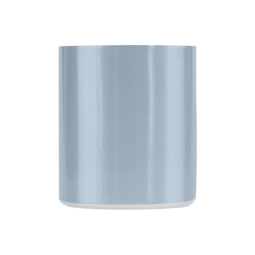 Dusty Blue Color Accent Classic Insulated Mug(10.3OZ)