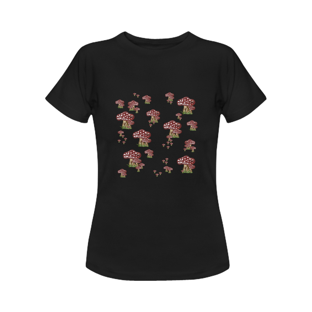 Mushrooms Women's Classic T-Shirt (Model T17）