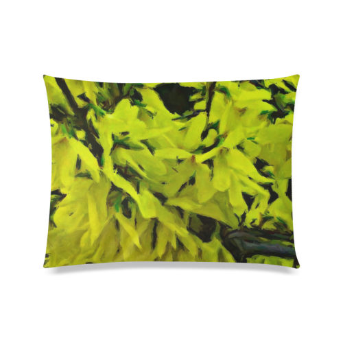 welcome Spring Custom Zippered Pillow Case 20"x26"(Twin Sides)