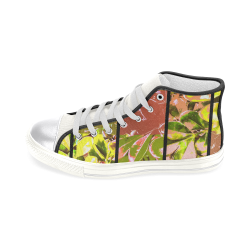 Foliage Patchwork #5 - Jera Nour Women's Classic High Top Canvas Shoes (Model 017)