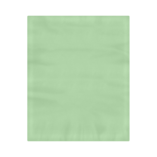 Pistachio Color Accent Duvet Cover 86"x70" ( All-over-print)