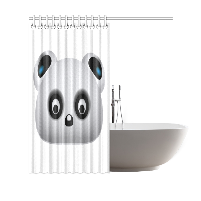 Panda Bear Shower Curtain 69"x70"