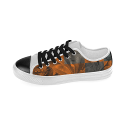 Foliage Patchwork #9 - Jera Nour Women's Classic Canvas Shoes (Model 018)