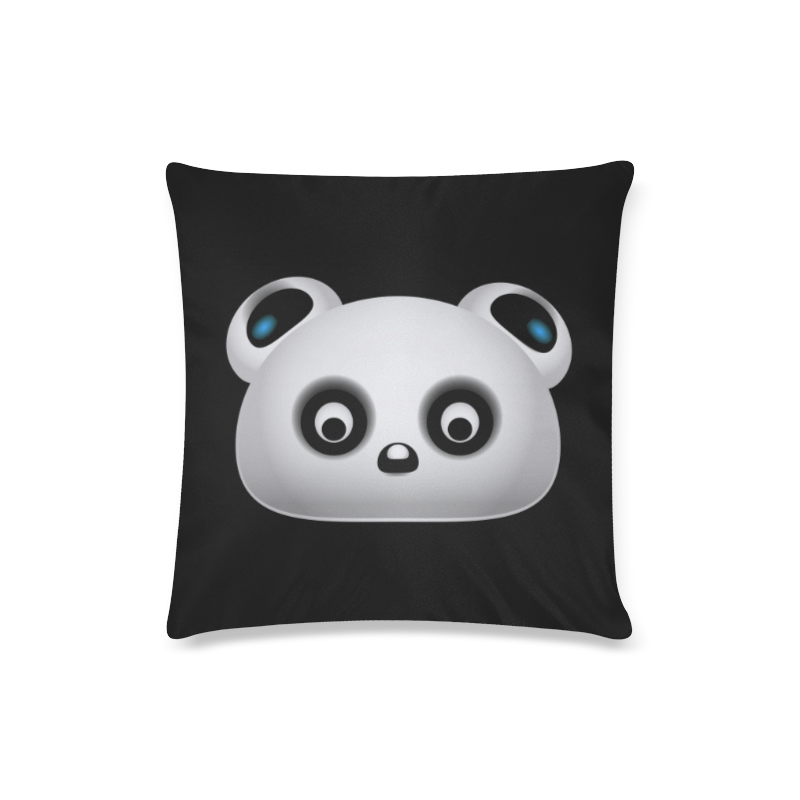 Panda Bear Custom Zippered Pillow Case 16"x16"(Twin Sides)