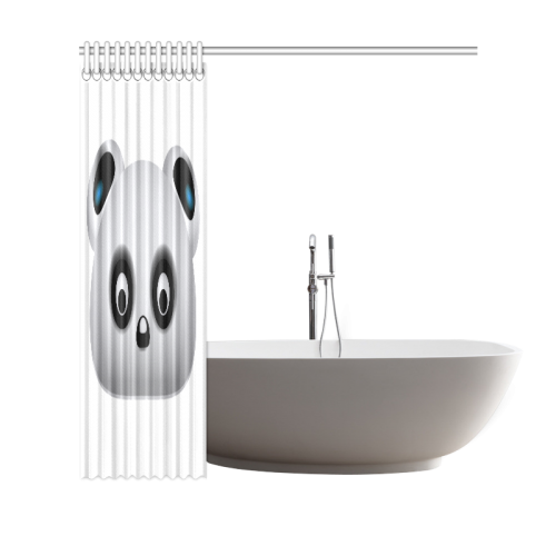 Panda Bear Shower Curtain 69"x70"