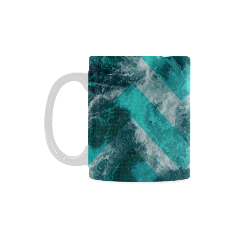 SEA CHEVRON White Mug(11OZ)