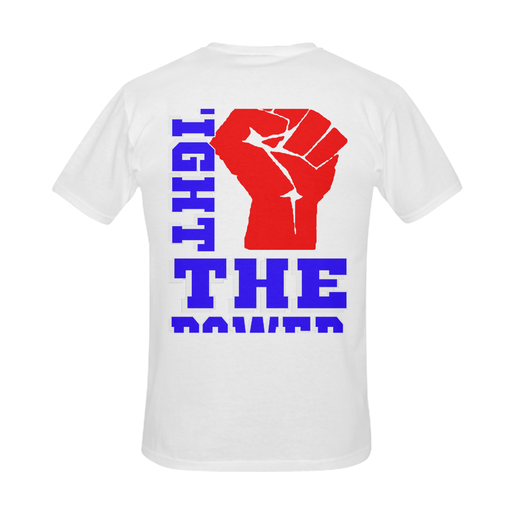 FIGHT THE POWER Men's Slim Fit T-shirt (Model T13)