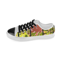 Foliage Patchwork #5 - Jera Nour Women's Classic Canvas Shoes (Model 018)