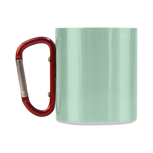 Grayed Jade Color Accent Classic Insulated Mug(10.3OZ)