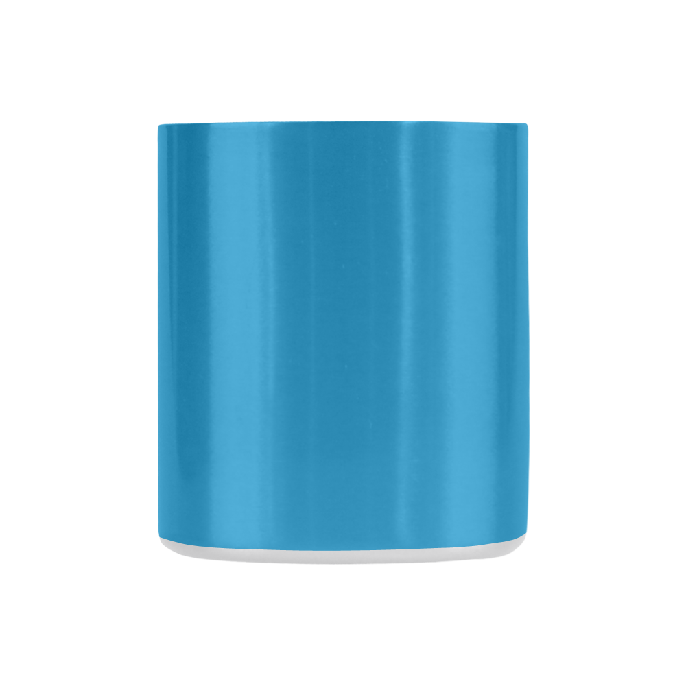 Methyl Blue Color Accent Classic Insulated Mug(10.3OZ)