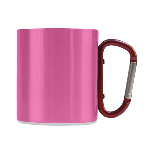 Raspberry Rose Color Accent Classic Insulated Mug(10.3OZ)