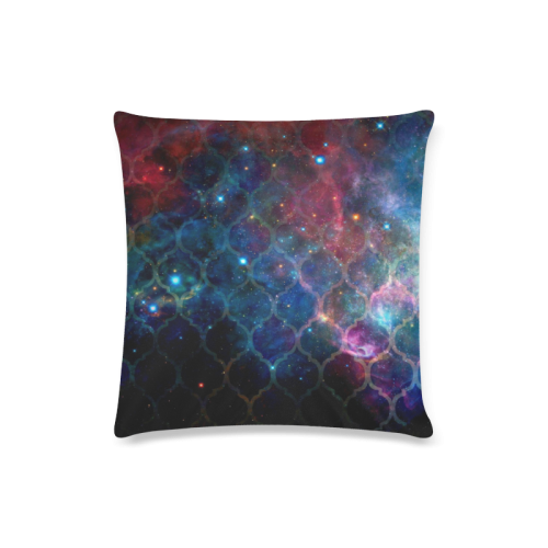 SPACE MOROCCAN Custom Zippered Pillow Case 16"x16"(Twin Sides)