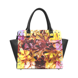 Foliage Patchwork #11 - Jera Nour Rivet Shoulder Handbag (Model 1645)