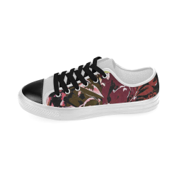 Foliage Patchwork #6 - Jera Nour Women's Classic Canvas Shoes (Model 018)