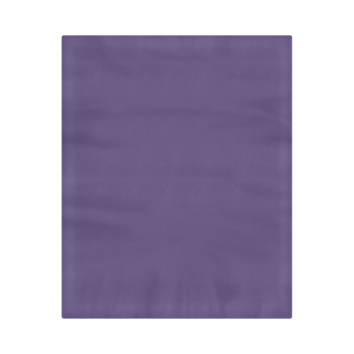 Gentian Violet Color Accent Duvet Cover 86"x70" ( All-over-print)