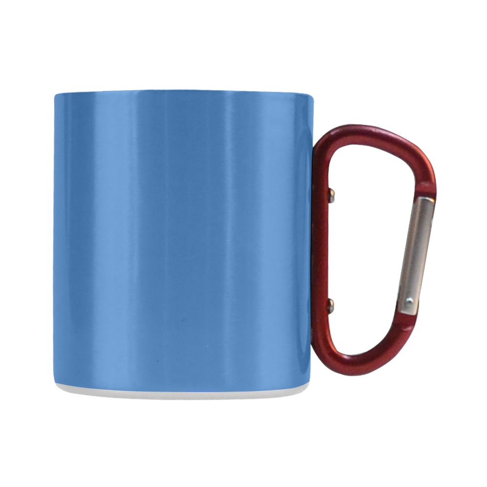 Palace Blue Color Accent Classic Insulated Mug(10.3OZ)