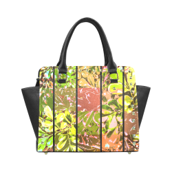Foliage Patchwork #5 - Jera Nour Rivet Shoulder Handbag (Model 1645)