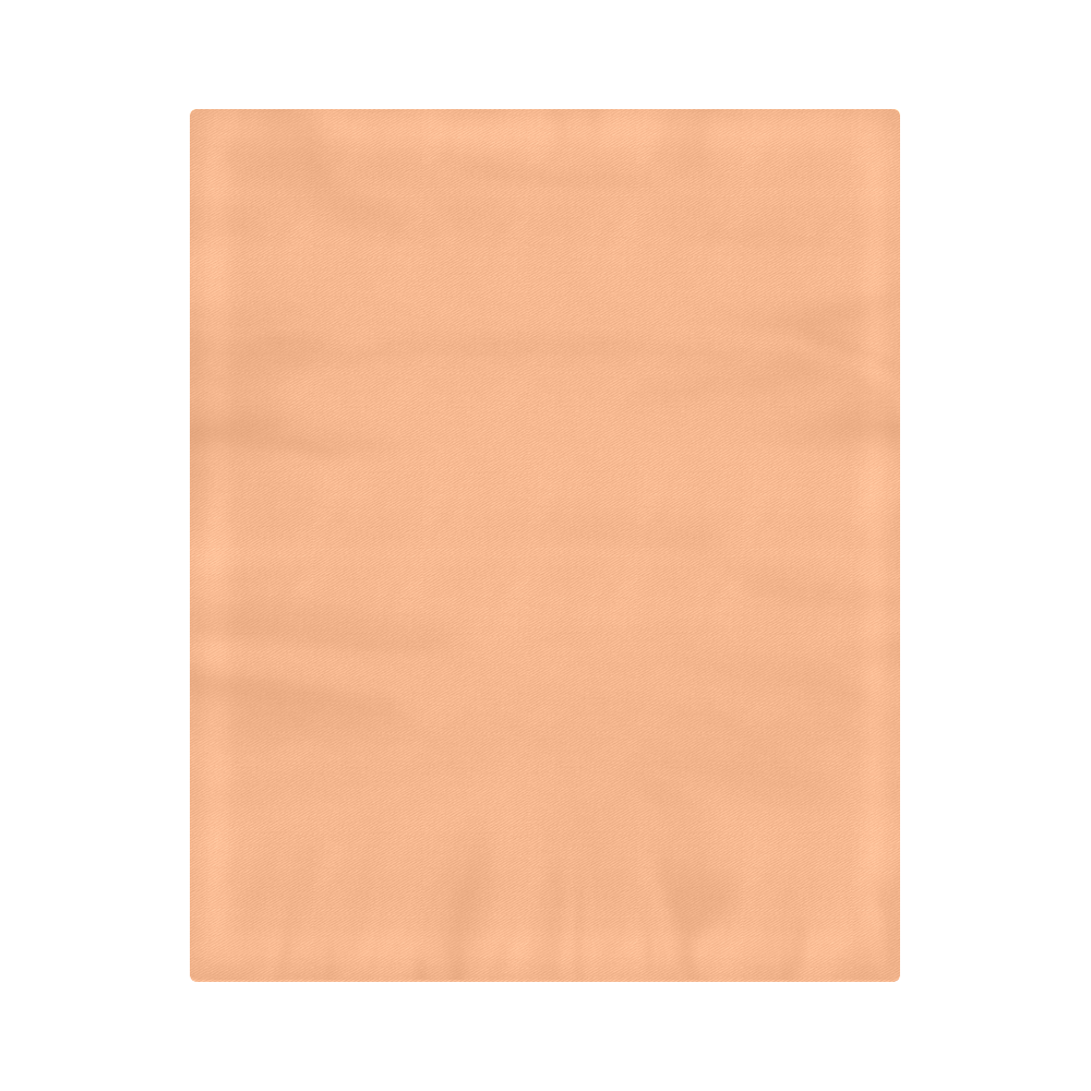 Peach Cobbler Color Accent Duvet Cover 86"x70" ( All-over-print)