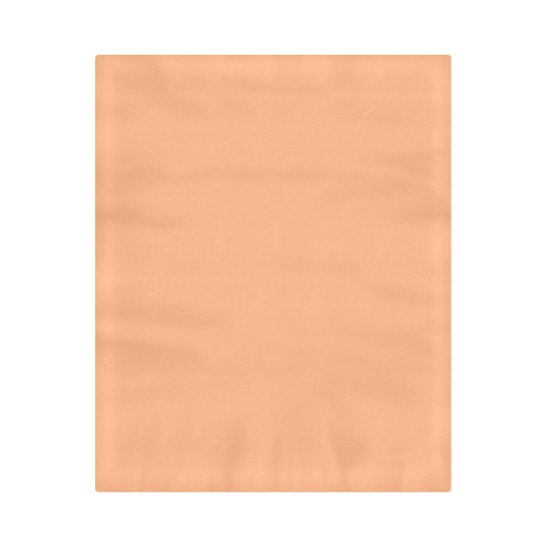 Peach Cobbler Color Accent Duvet Cover 86"x70" ( All-over-print)