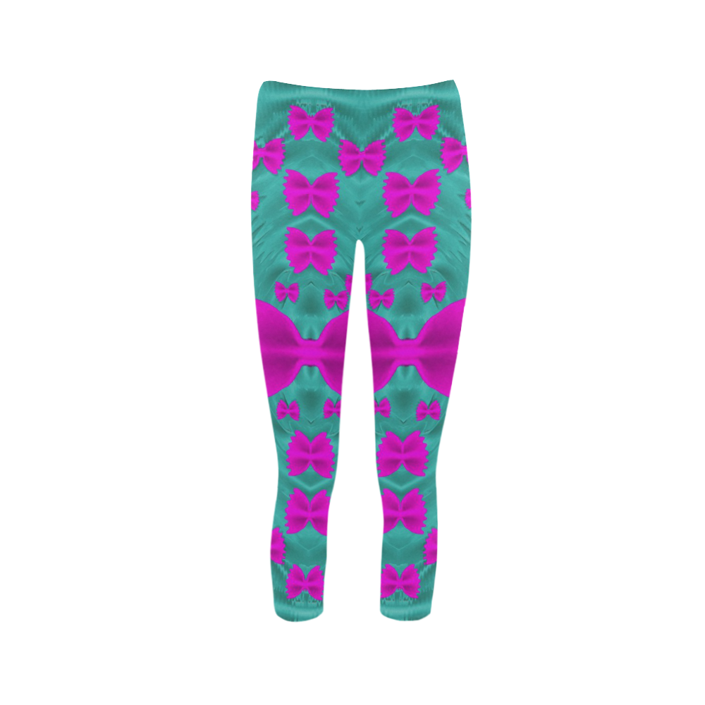 World Wide Flying Butterflies Capri Legging (Model L02)