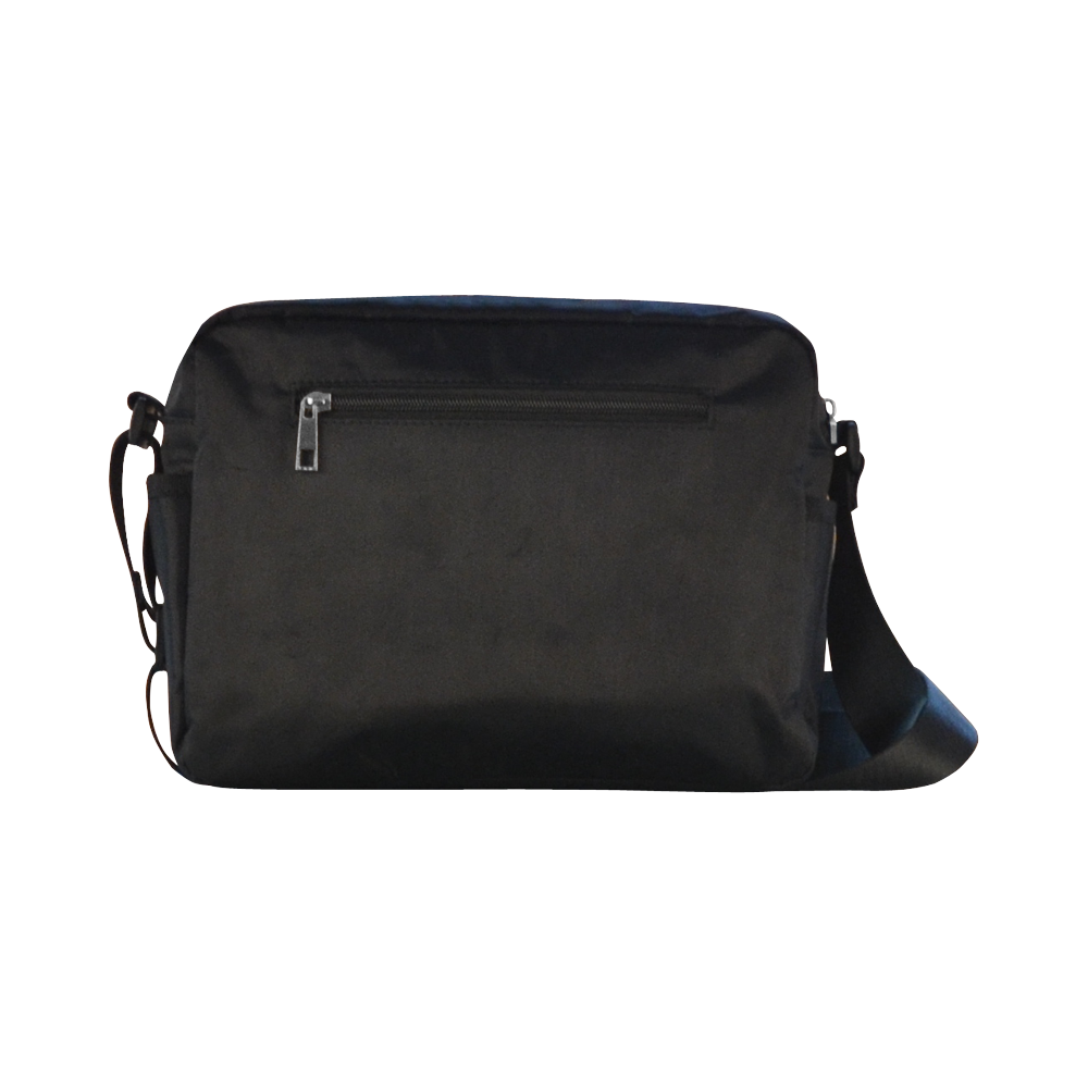 Foliage Patchwork #11 Black - Jera Nour Classic Cross-body Nylon Bags (Model 1632)