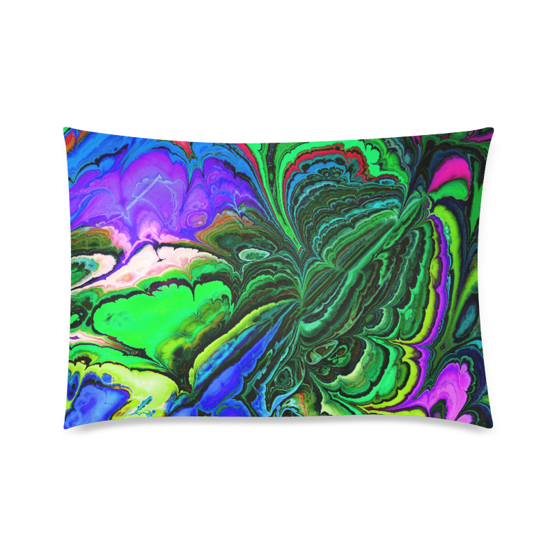 amazing fractal 416 Custom Zippered Pillow Case 20"x30"(Twin Sides)