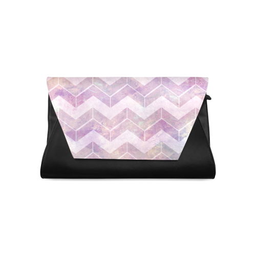 Chevron with watercolors Clutch Bag (Model 1630)