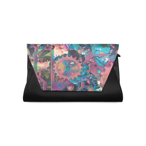 Steampunk abstract Clutch Bag (Model 1630)