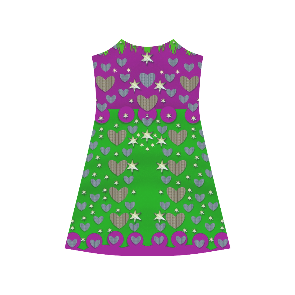 The Brightest sparkling stars Is Love Alcestis Slip Dress (Model D05)