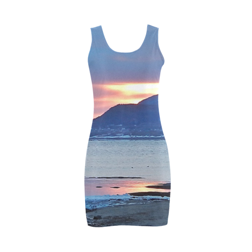 Sunrise in Tourelle Medea Vest Dress (Model D06)