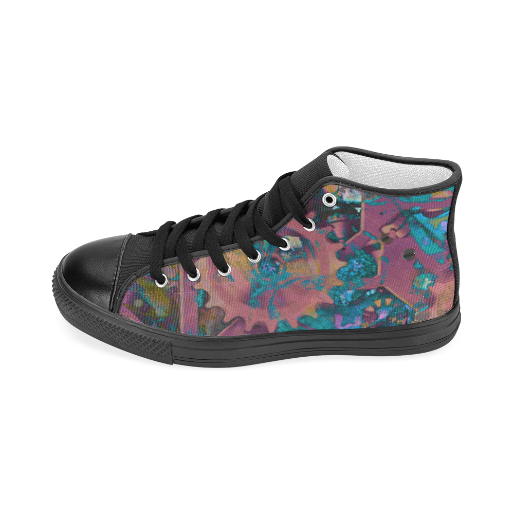 Steampunk abstract Men’s Classic High Top Canvas Shoes (Model 017)