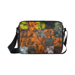 Foliage Patchwork #9 Black - Jera Nour Classic Cross-body Nylon Bags (Model 1632)