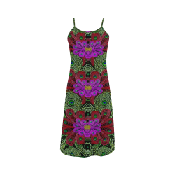 Metal Peacock In paradise Land Alcestis Slip Dress (Model D05)