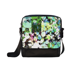 Foliage Patchwork #2 Black - Jera Nour Crossbody Nylon Bags (Model 1633)
