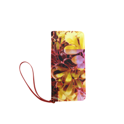 Foliage Patchwork #11 - Jera Nour Women's Clutch Wallet (Model 1637)