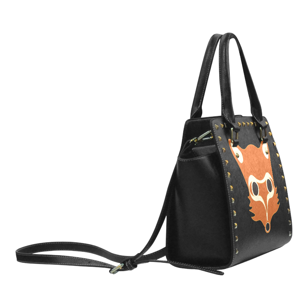 Fox Rivet Shoulder Handbag (Model 1645)