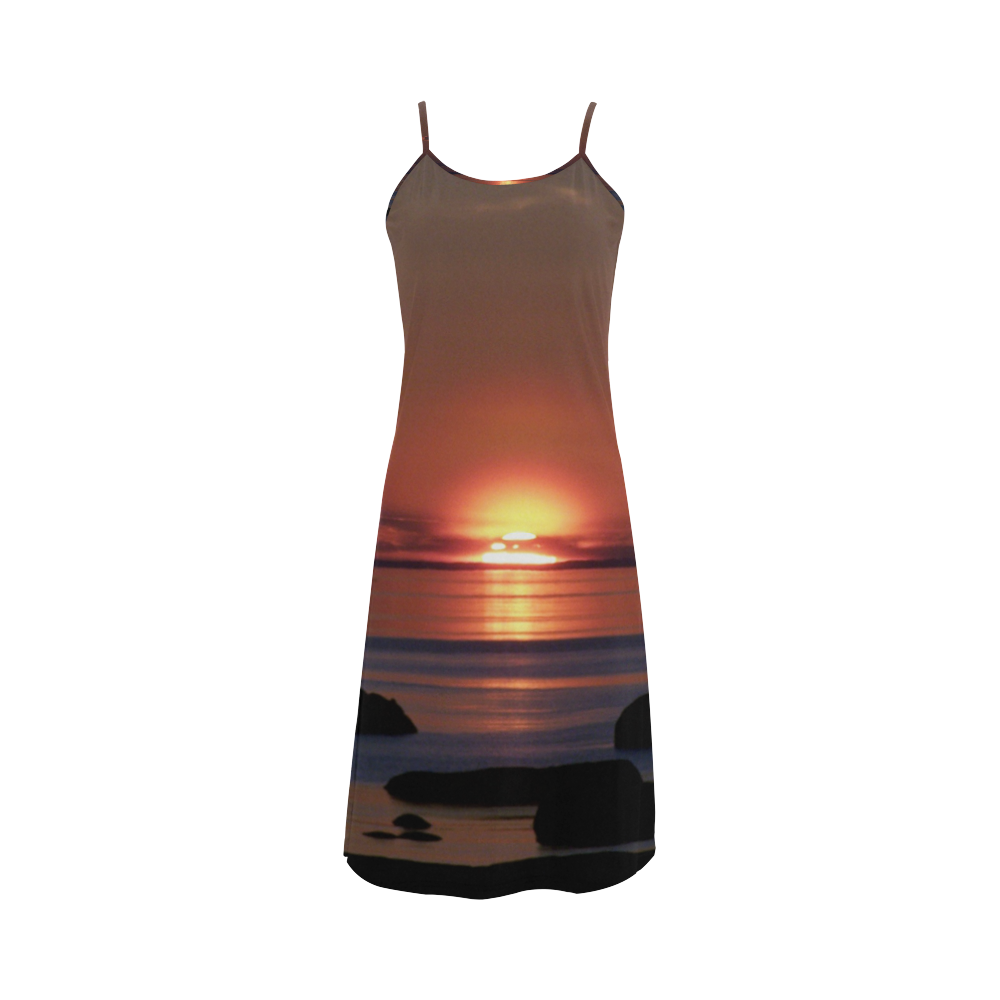 Shockwave Sunset Alcestis Slip Dress (Model D05)