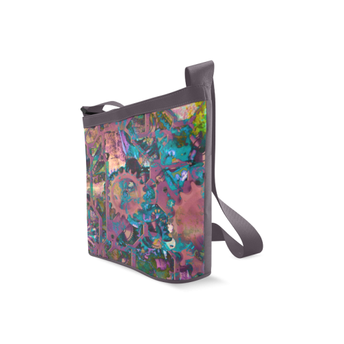 Steampunk abstract Crossbody Bags (Model 1613)